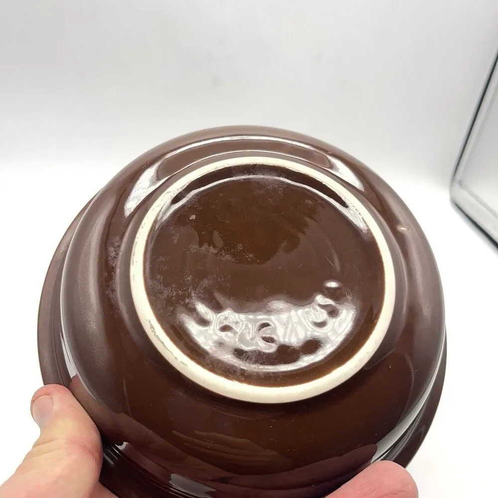 Homer Laughlin Fiesta Coupe Soup Bowl in Retired Chocolate Brown